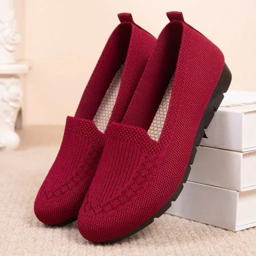 Mocasines acolchados de mujer con suela estabilizadora