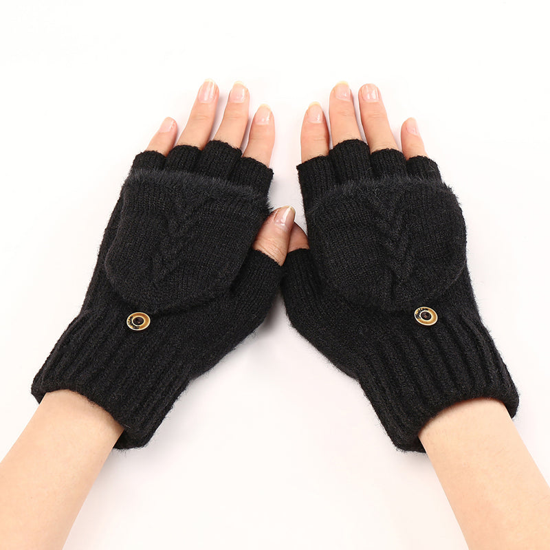 Guantes Cálidos de Color Liso