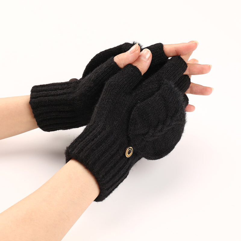 Guantes Cálidos de Color Liso