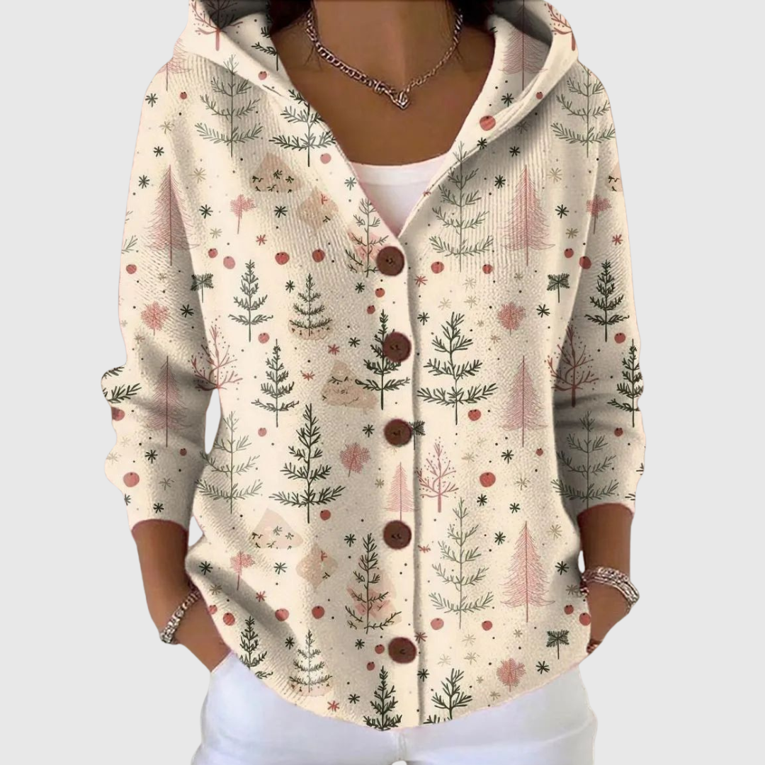 Marcella, chaqueta de punto con capucha