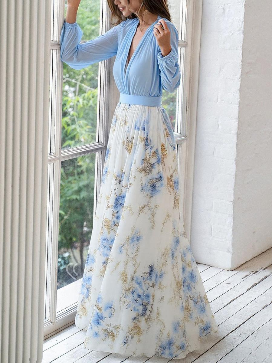 Penelope™ | Hermoso Vestido Maxi con Estampado Floral