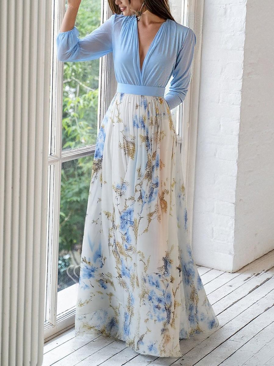 Penelope™ | Hermoso Vestido Maxi con Estampado Floral
