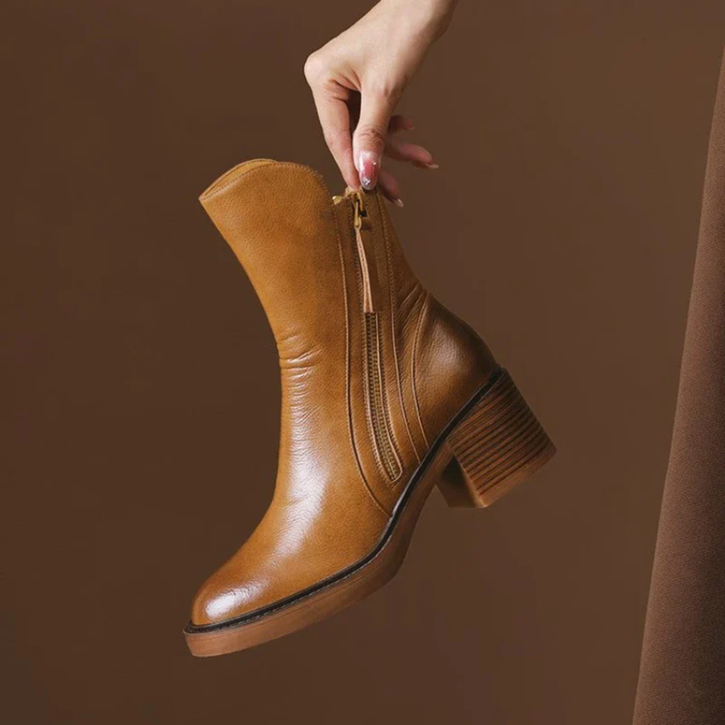Botines de piel Nola