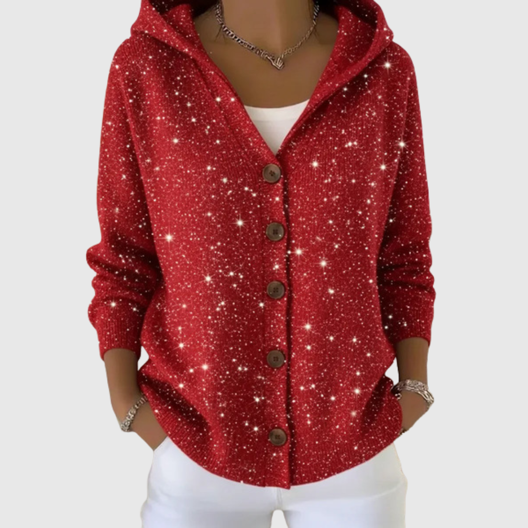 Manuela, chaqueta de punto con capucha