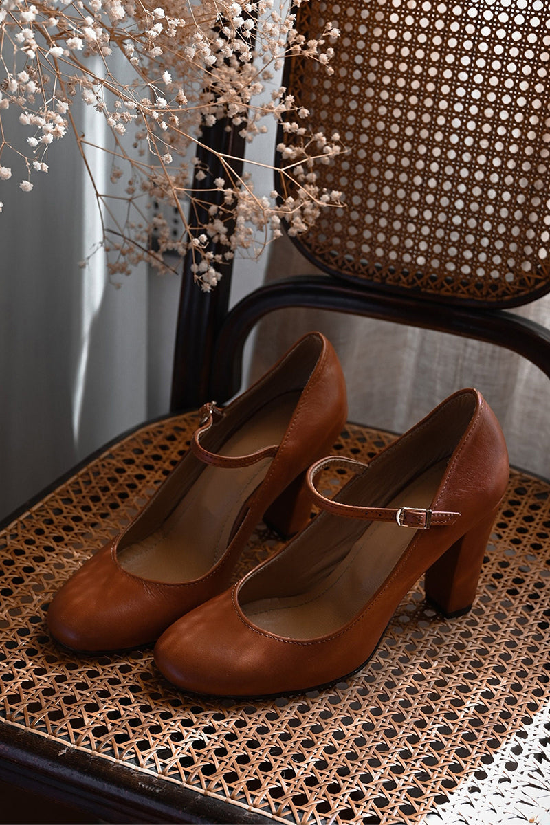 Elizabeth | Sandalias Cómodas de Tacón Bajo para el Día a Día