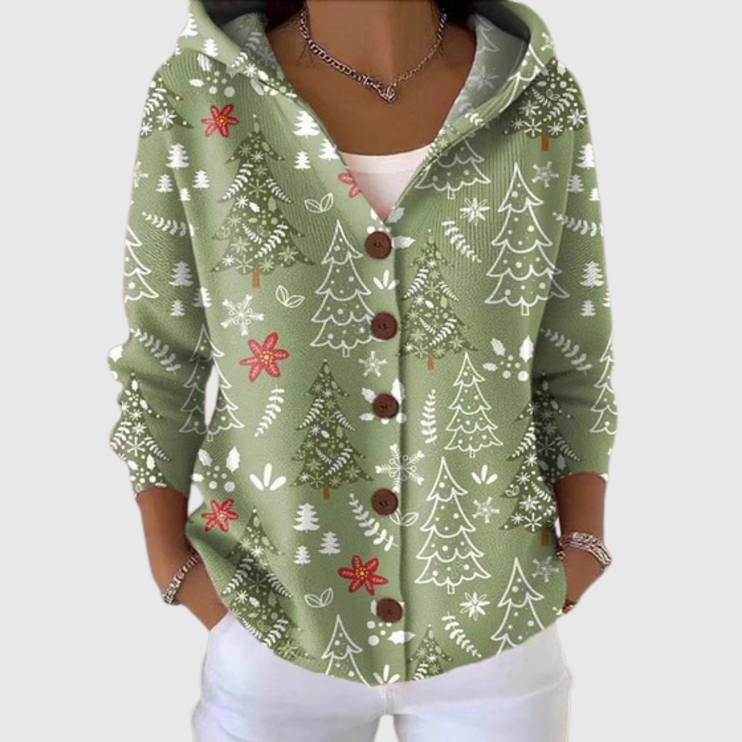 Chiara, chaqueta de punto con capucha