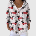 Amabile, chaqueta de punto con capucha