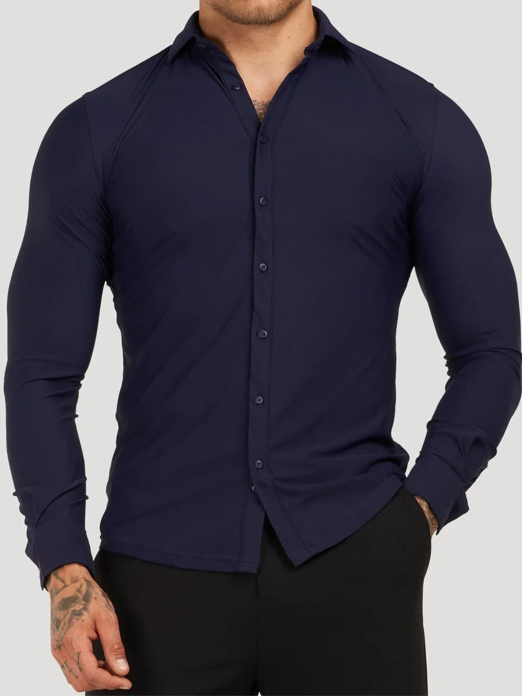 Colston | Camisa elástica que no necesita plancha