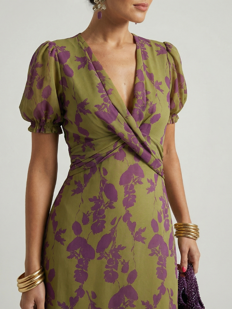Cosima | Vestido Midi Floral Relajado