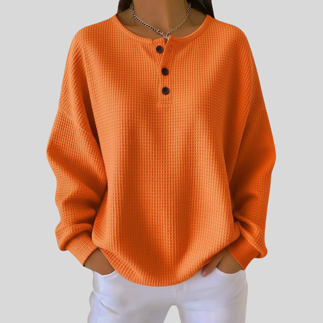 Nessa™ | Sudadera Casual Estilo Henley