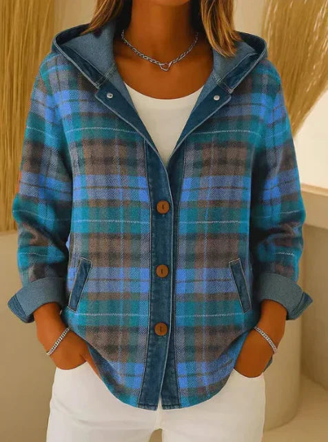 Rhea™ | Camisa vaquera de cuadros