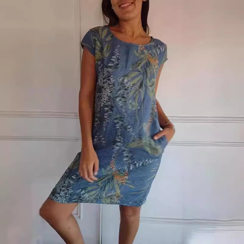 Marnie | Vestido de Verano con Estampado Botánico