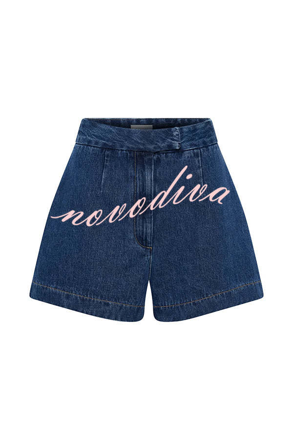 Shorts vaqueros Abel de talle alto y corte holgado