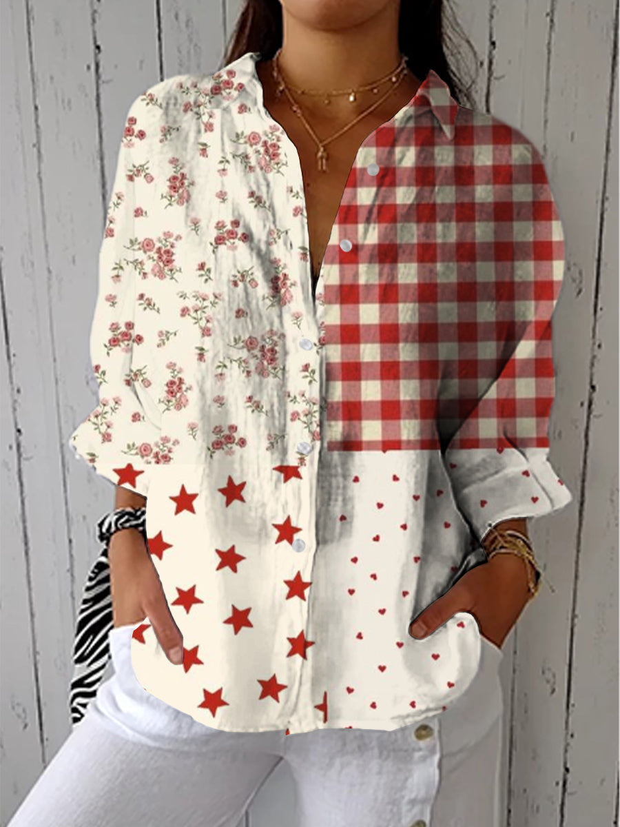 Elise | Blusa de Patchwork Campestre