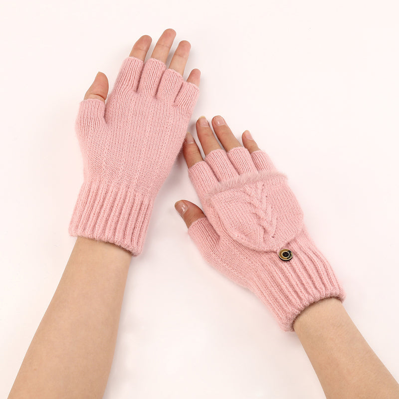 Guantes Cálidos de Color Liso