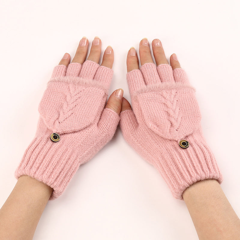 Guantes Cálidos de Color Liso