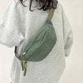 Olga bolso de hombro de pana verde