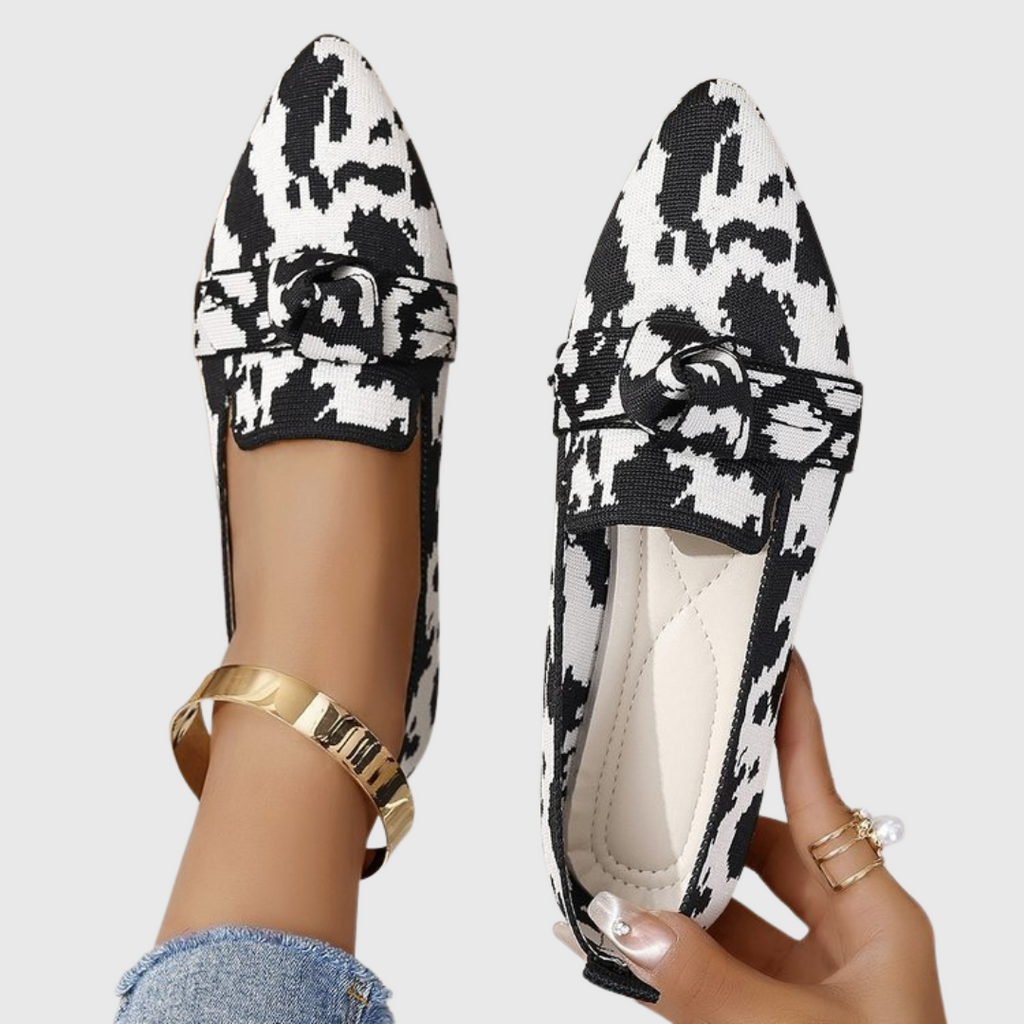 Mabel | Mocasines Cómodos con Estampado Dálmata