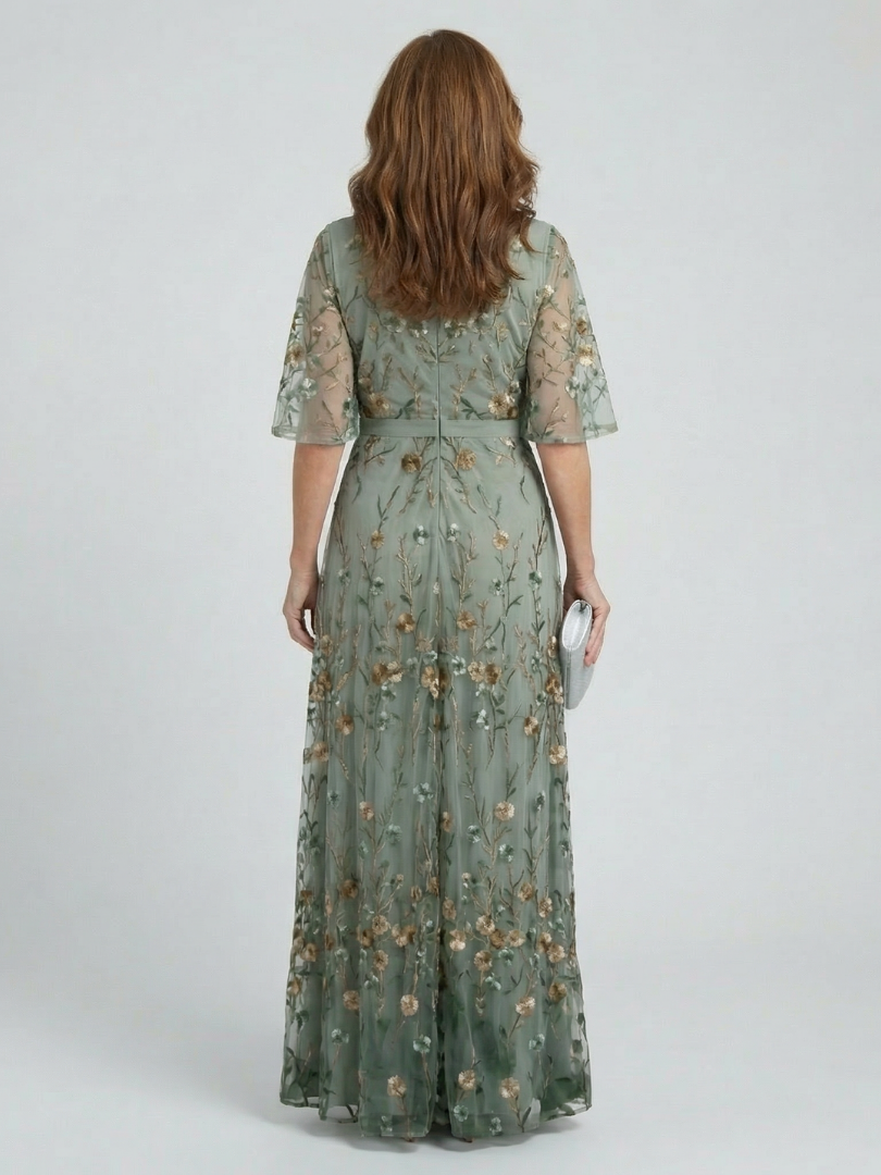 Rosalind | Vestido Maxi Floral Fluido