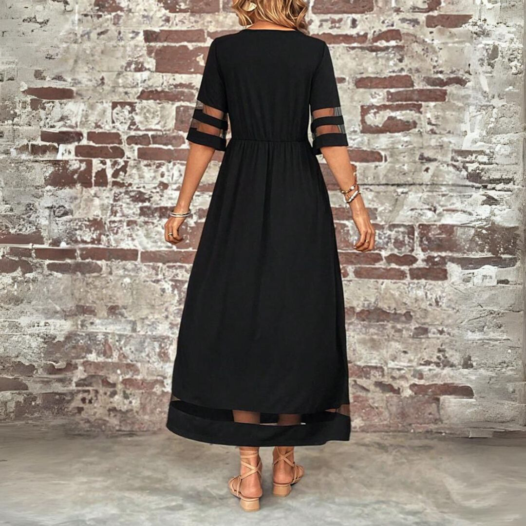 Aubrey™ | Vestido Midi Favorecedor y Alisador de Abdomen