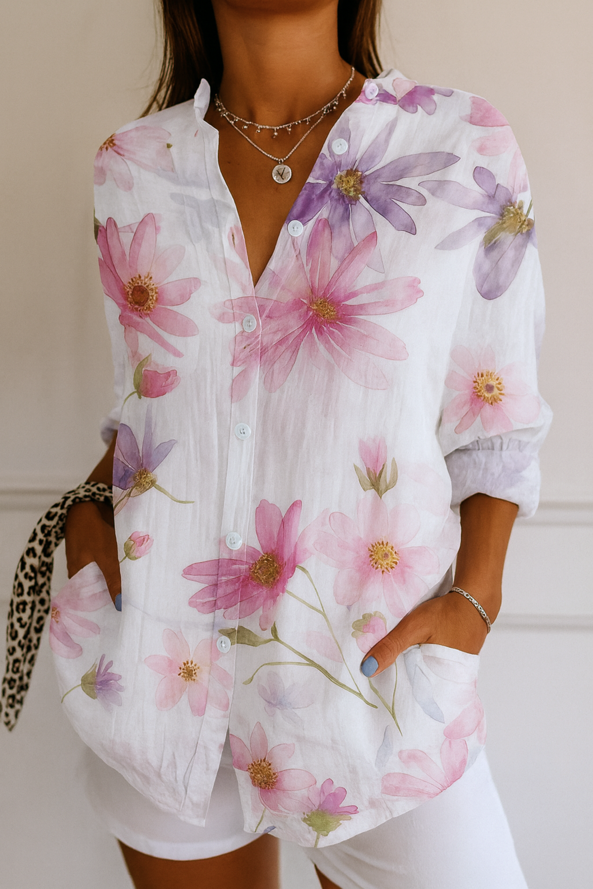 Camilla | Blusa con Estampado Artístico