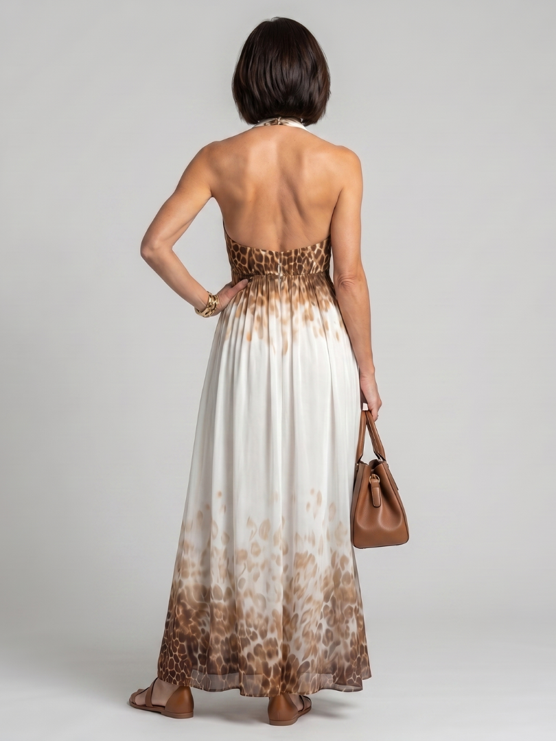 Bellamy | Vestido Maxi Halter Fluido