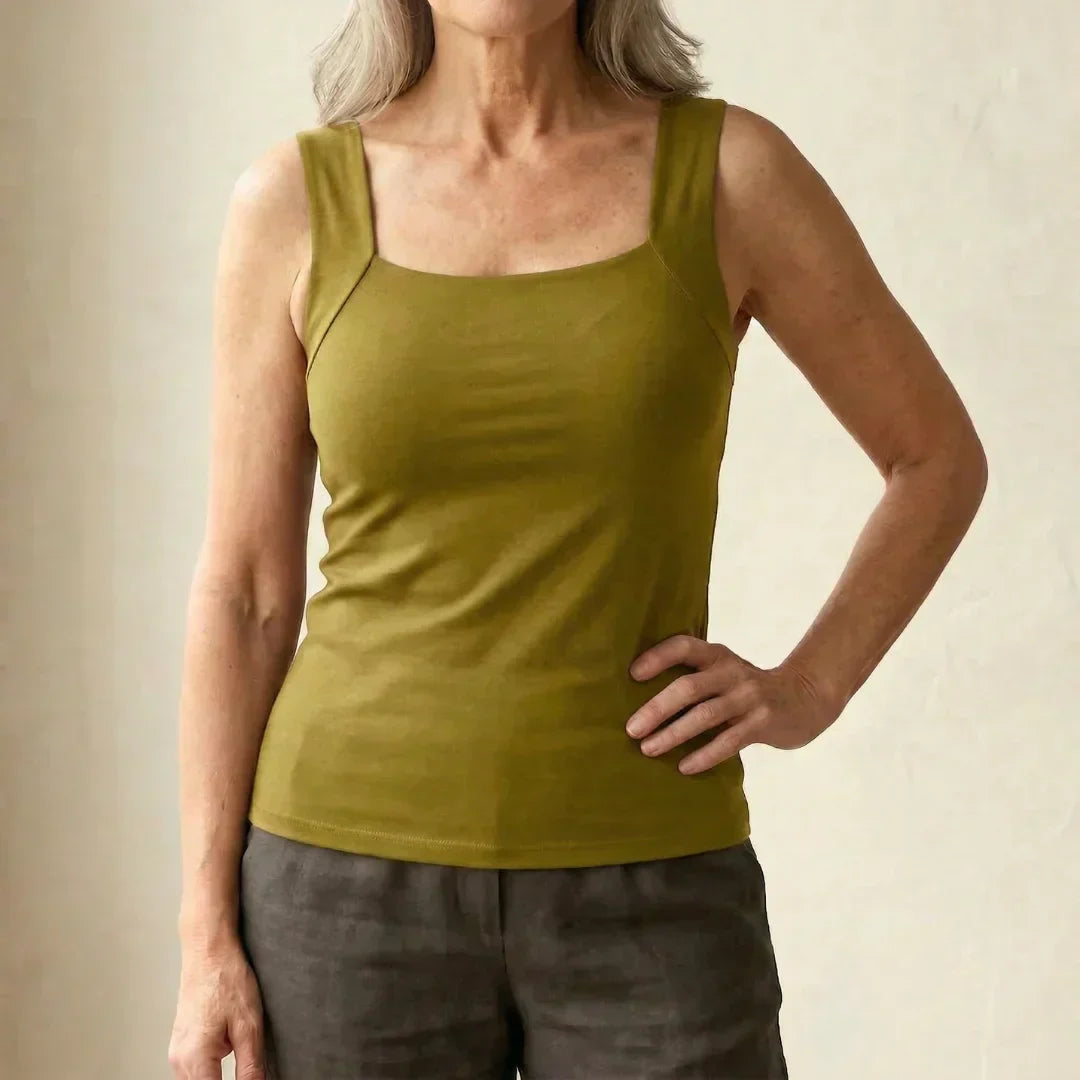 Roxanne | Camiseta de tirantes con sujetador incorporado