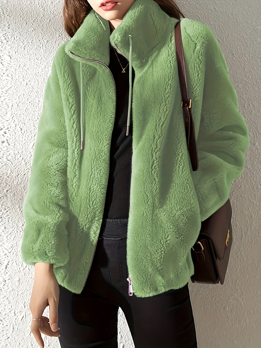 Avelora | Chaqueta acogedora con cremallera