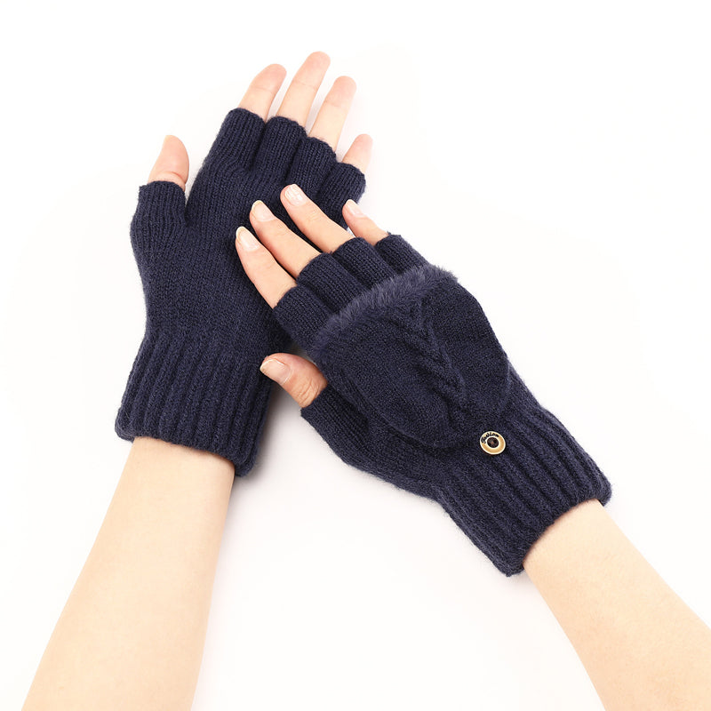 Guantes Cálidos de Color Liso