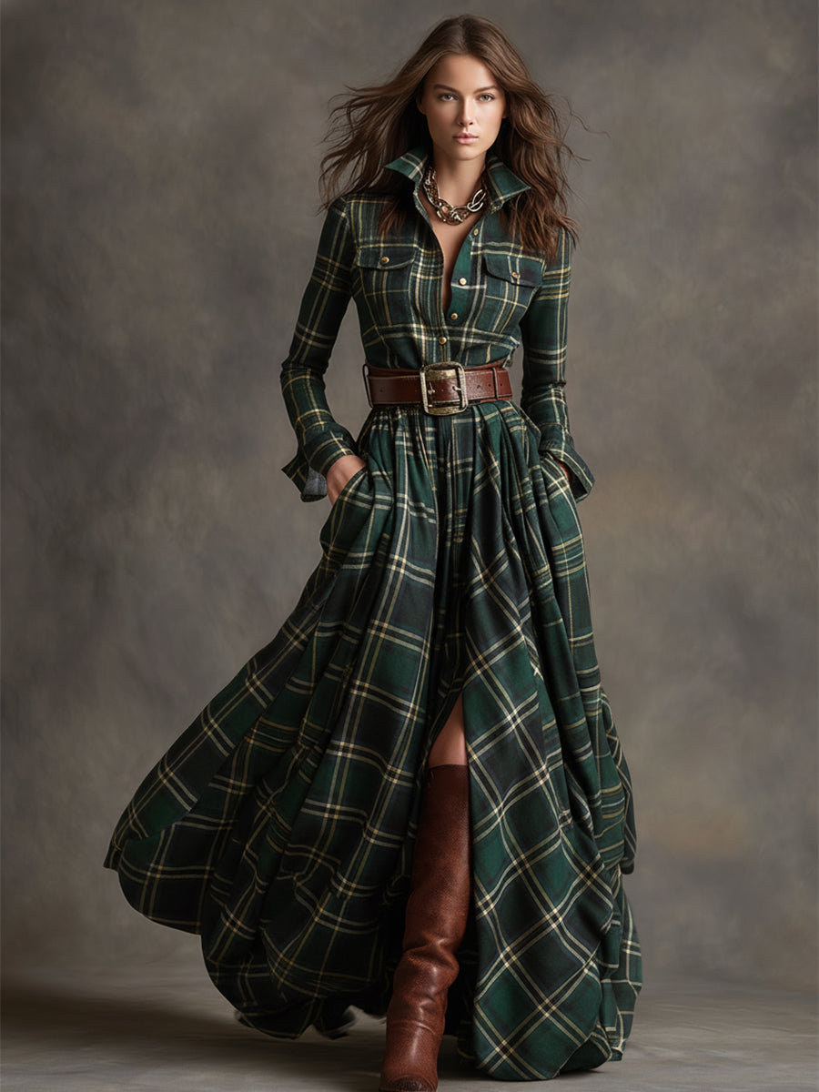 Scarlett | Vestido camisero con cinturón