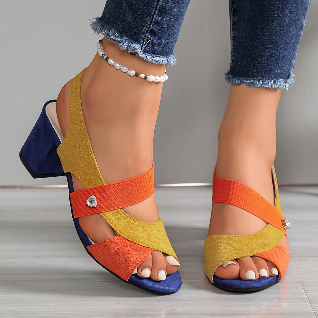 Linda | Tacones Gruesos Ortopédicos de Comodidad