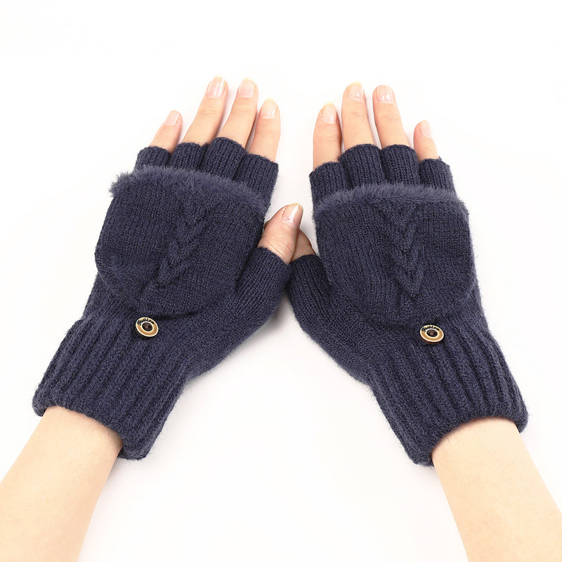 Guantes Cálidos de Color Liso