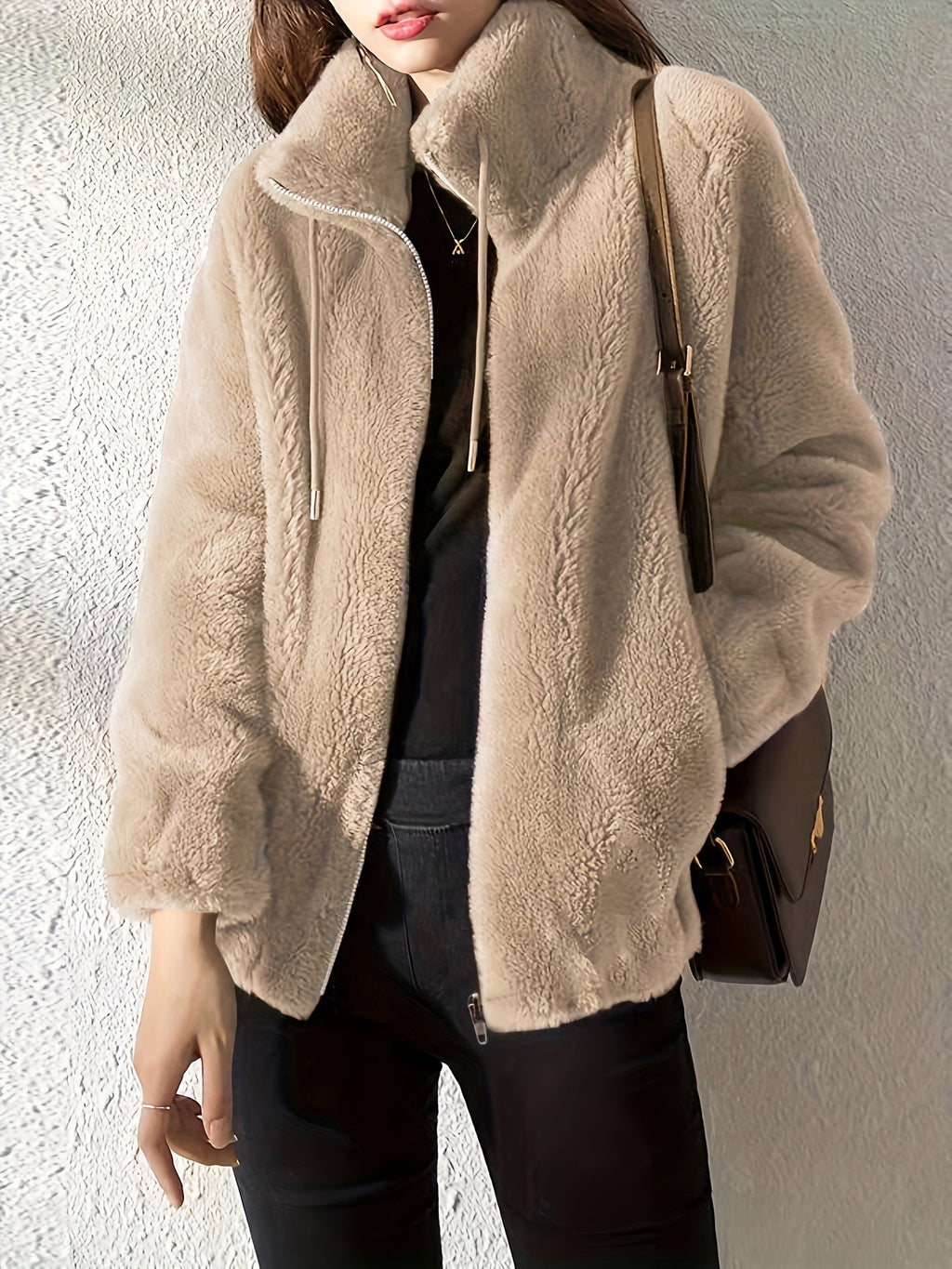 Avelora | Chaqueta acogedora con cremallera