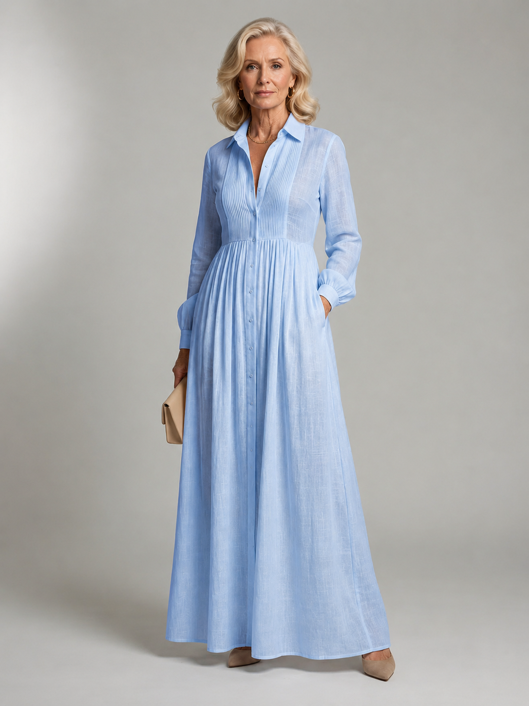 Lioren | Vestido Maxi de Flujo Suave