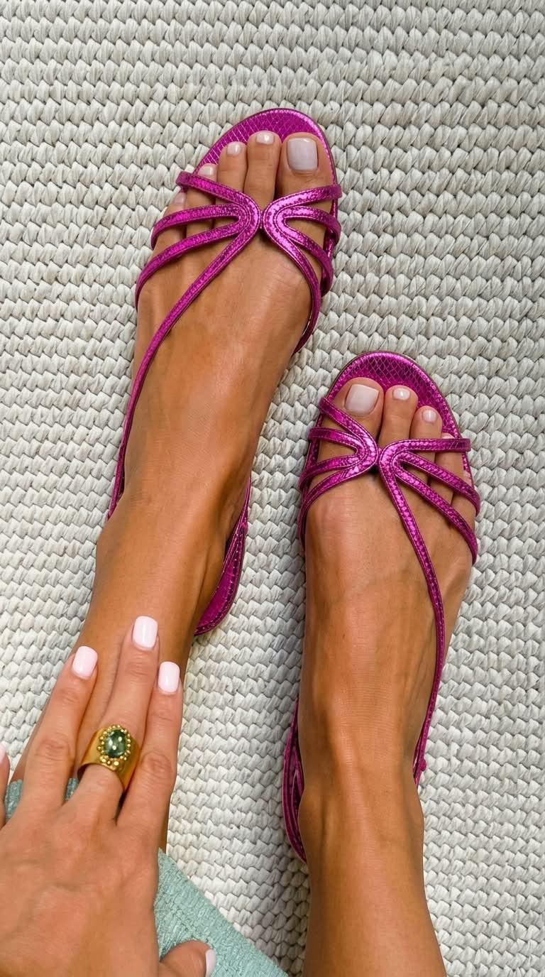 Ginevra | Sandalias doradas, elegancia de verano