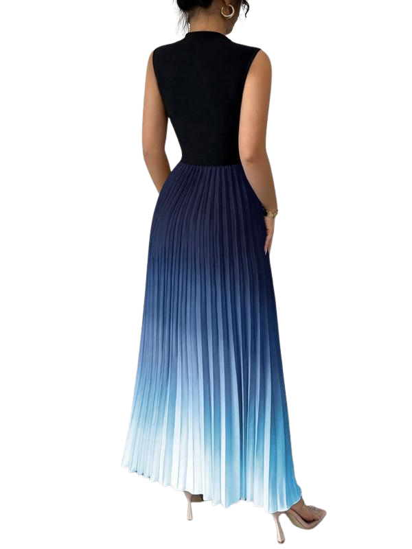 Camille™: elegante vestido de noche sin mangas degradado