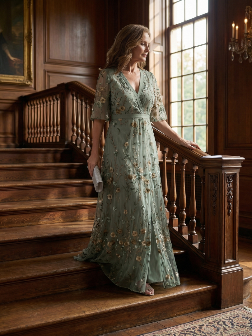 Rosalind | Vestido Maxi Floral Fluido