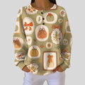 Hiske | Sudadera Otoñal Cálida con Botones