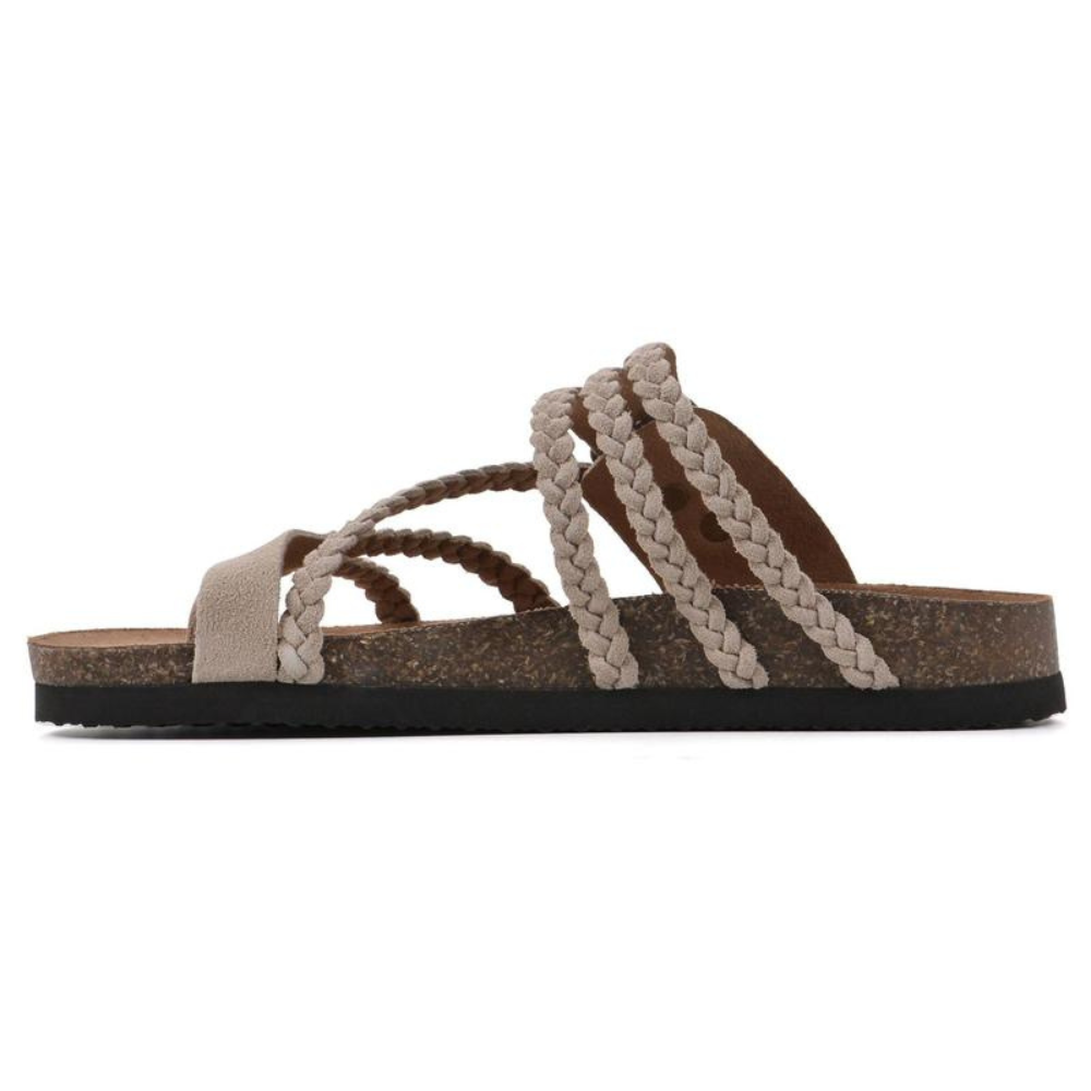 Bria – Sandalia Boho de Comodidad Trenzada