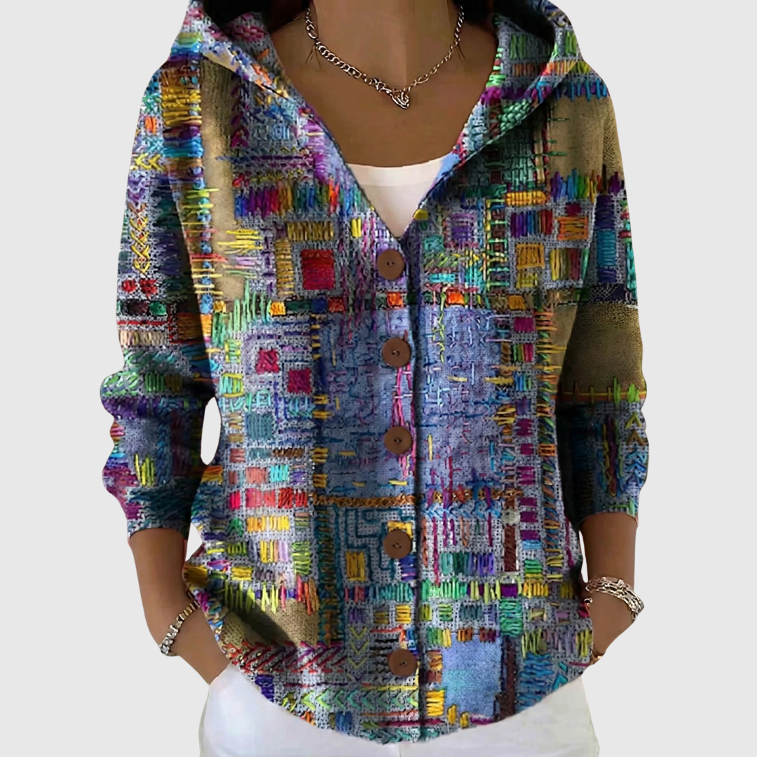 Marinella, chaqueta de punto con capucha