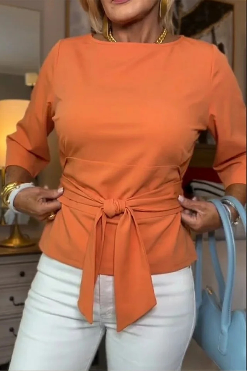 Dara – Top Favorecedor con Lazada en la Cintura