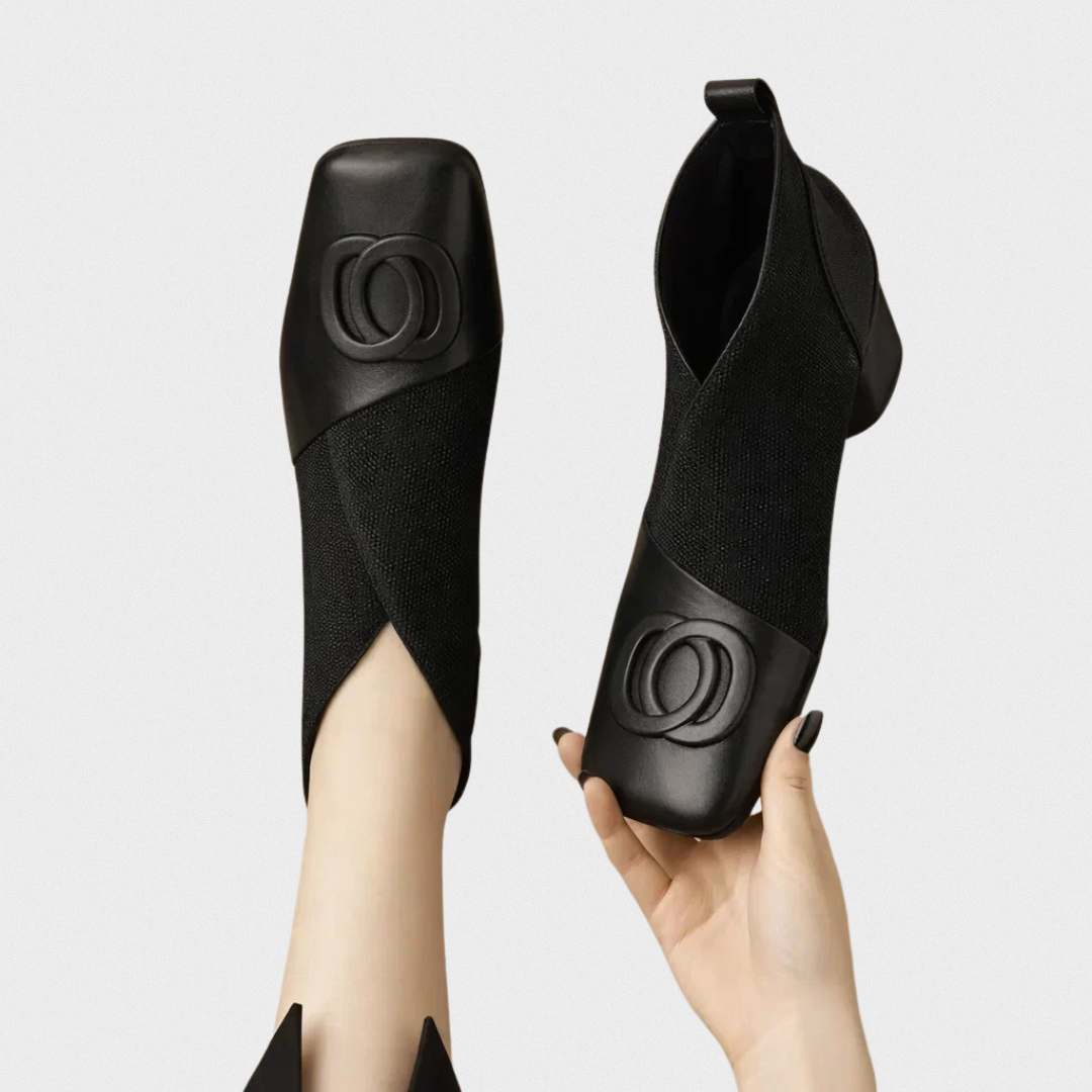 Sloane™ | Botines de piel elástica