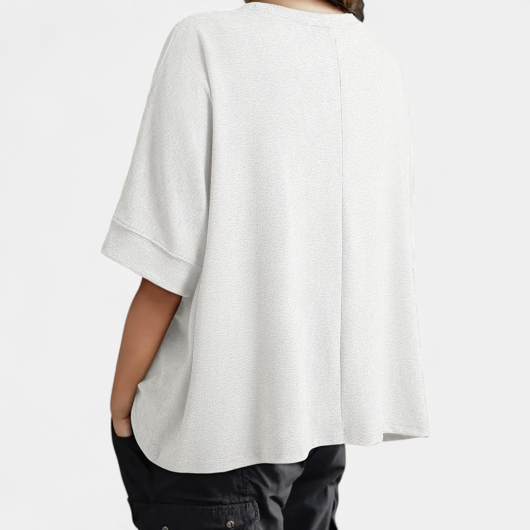 GEMMA™ – Camiseta de algodón relajada para el día a día