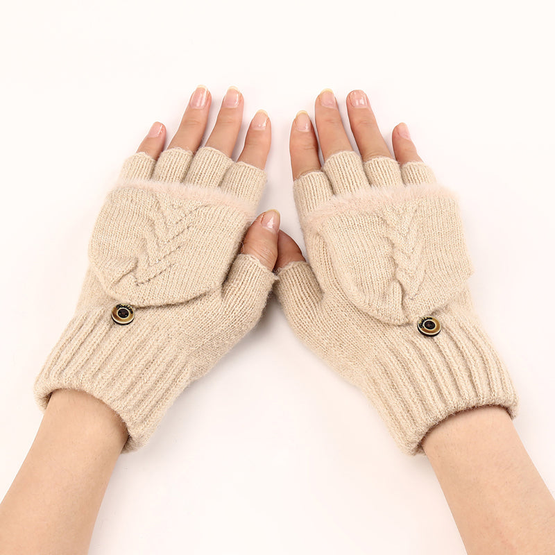 Guantes Cálidos de Color Liso