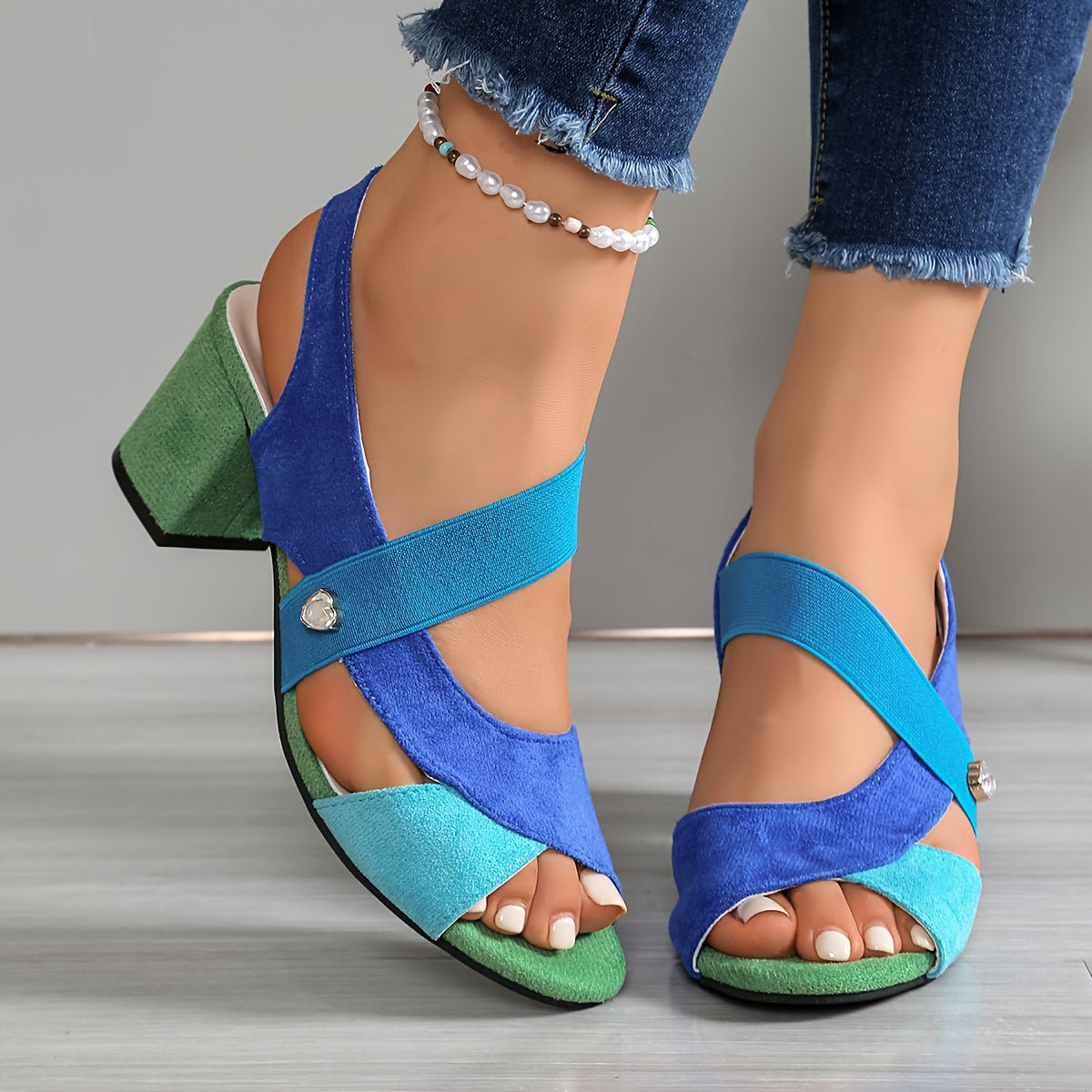 Linda | Tacones Gruesos Ortopédicos de Comodidad