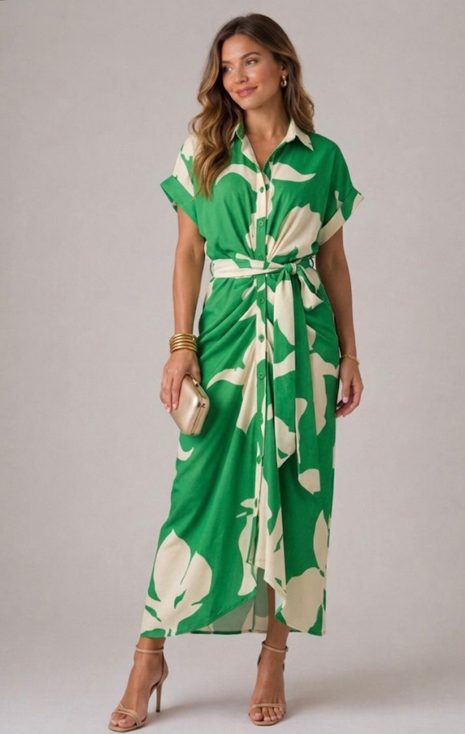 Wren | Vestido Camisero con Cinturón