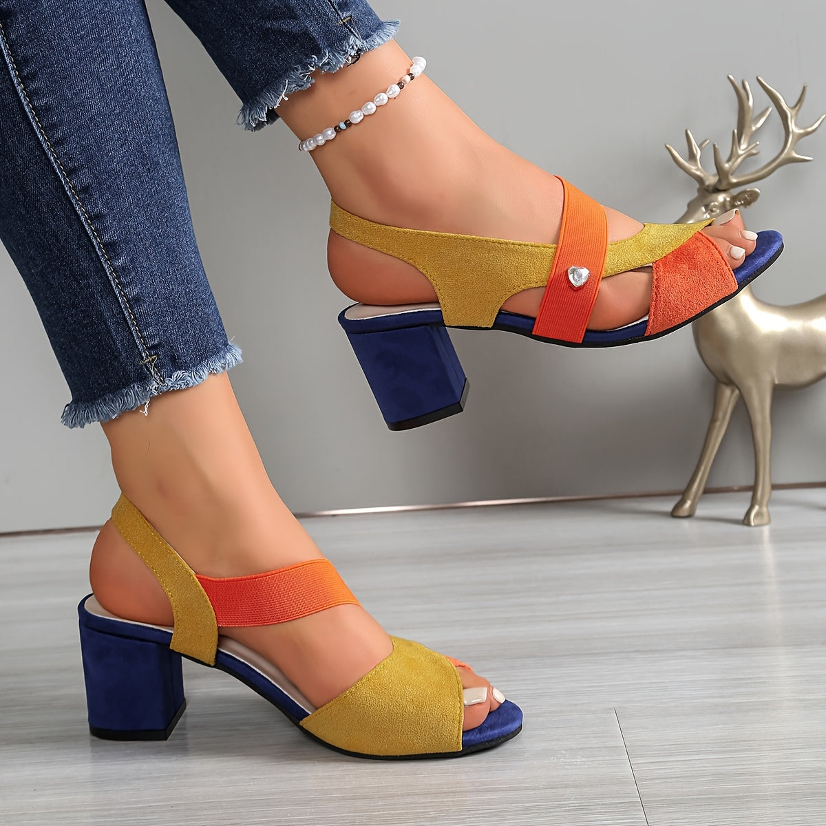 Linda | Tacones Gruesos Ortopédicos de Comodidad