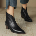 ZAFIRA™ | Botines de piel premium con tacón bajo