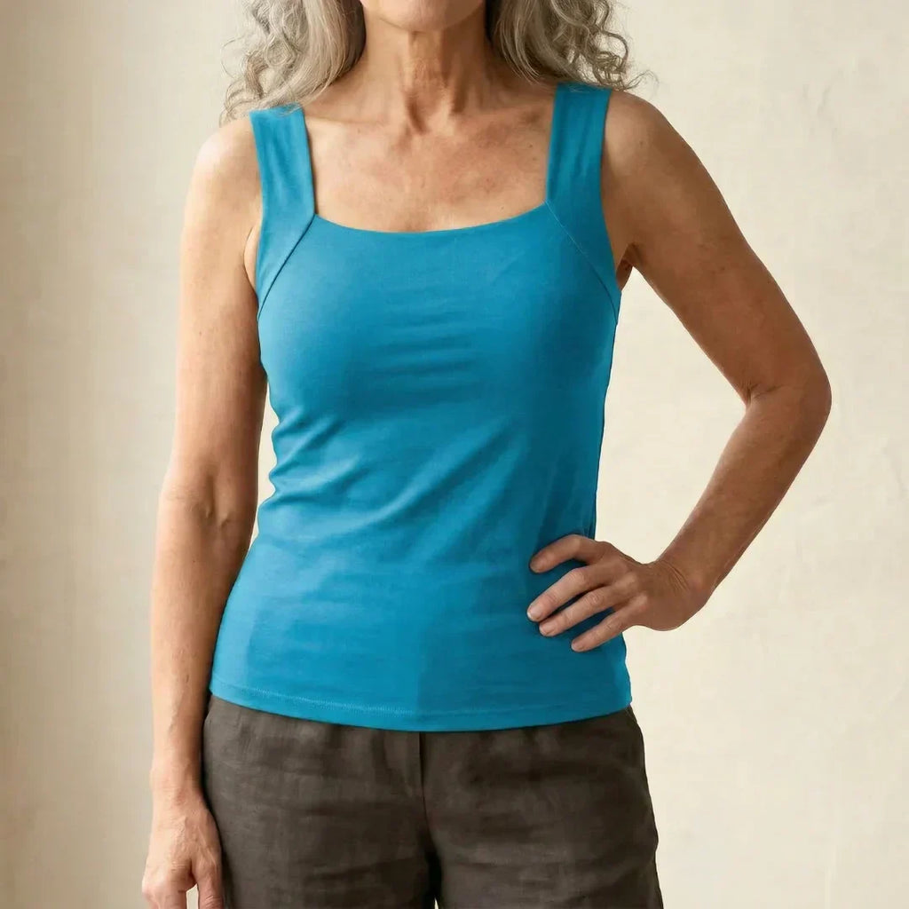 Roxanne | Camiseta de tirantes con sujetador incorporado