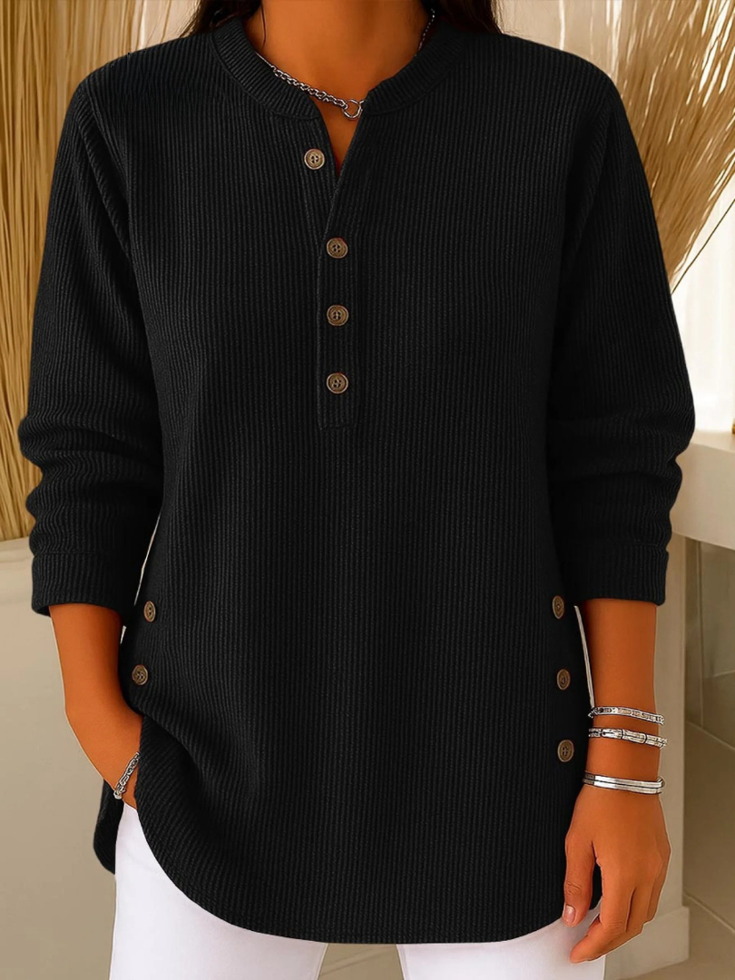 Neva | Túnica Henley con Botones